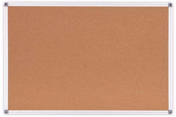Bulletin Board-Aluminum frame soft wood board
