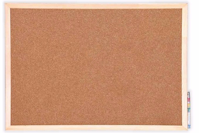 Bulletin Board-Pine frame soft wood board